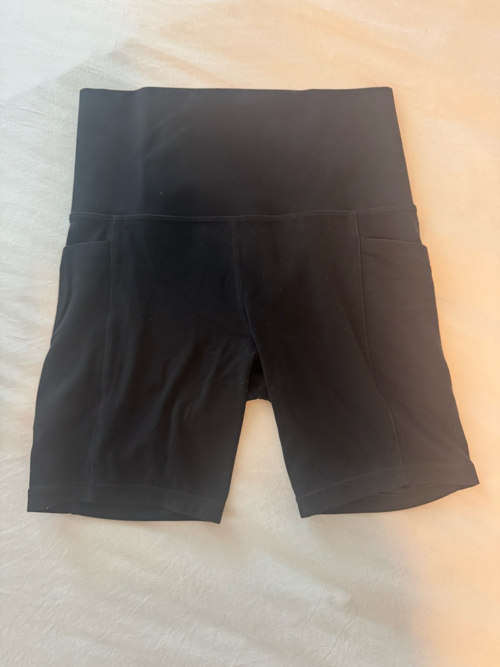 Women's Black Athletic Bike Shorts